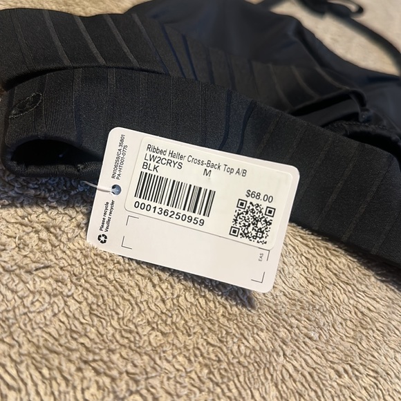 Lululemon Ribbed Halter Cross-back Top - Picture 6 of 6